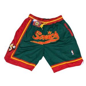super sonics basketball shorts
